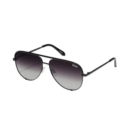 Quay High Key Extra Large QC-000142 Black / Black Gradient Polarised Lenses