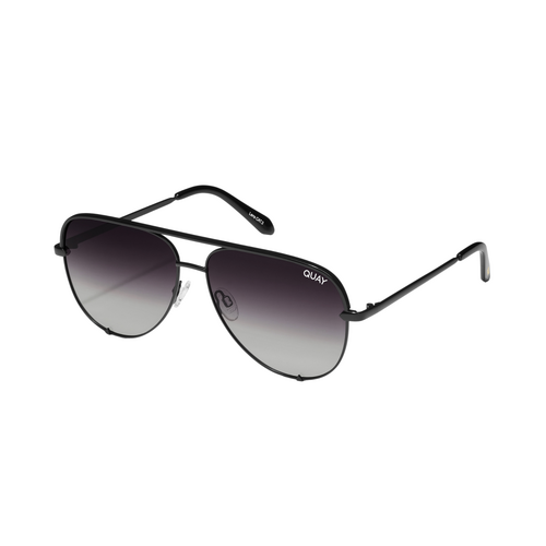 Quay High Key Large (Mini) QC-000268 Black / Black Gradient Polarised Lenses