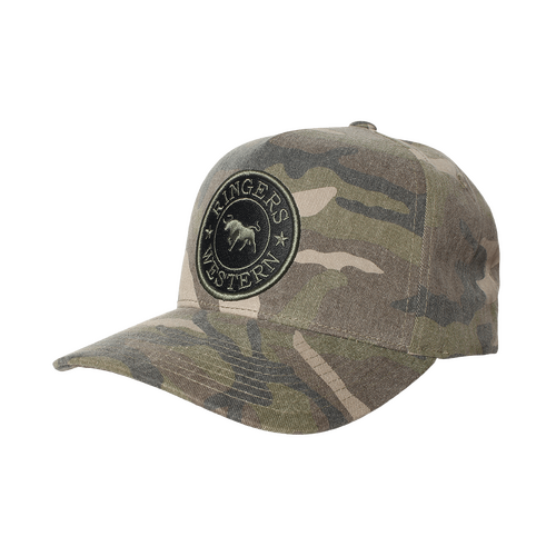 Ringers Western Grover Canvas Baseball Cap Camo OSFM