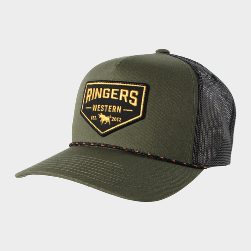 Ringers Western Garage Trucker Cap Rope Army/Black OSFM