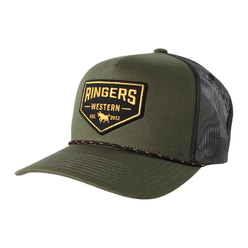 Ringers Western Garage Trucker Cap Rope Army/Black OSFM