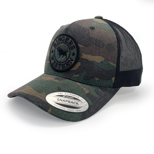 Ringers Western Signature Bull Trucker Cap Camo/Black OSFM