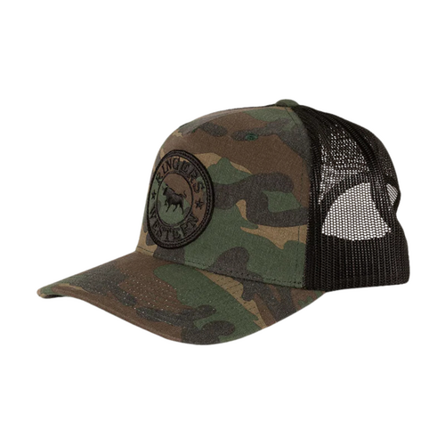 Ringers Western Signature Bull Trucker Cap Camo/Black OSFM