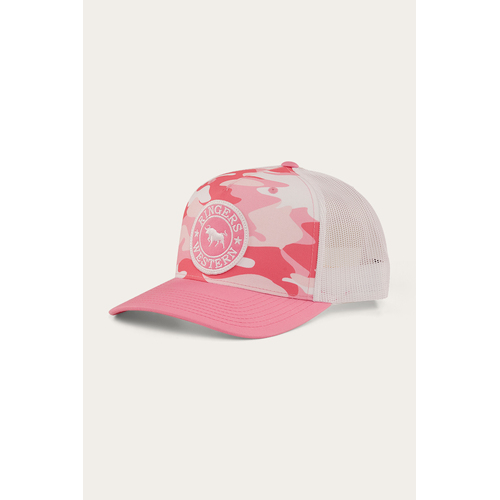 Ringers Western Signature Bull Trucker Cap Pink Camo OSFM