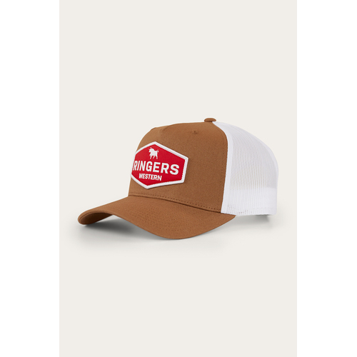 Ringers Western Scotty Trucker Cap Clay/White/Red OSFM