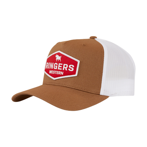 Ringers Western Scotty Trucker Cap Clay/White/Red OSFM