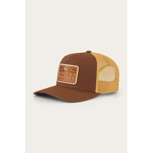 Ringers Western Awol Trucker Cap Chocolate/Mustard OSFM