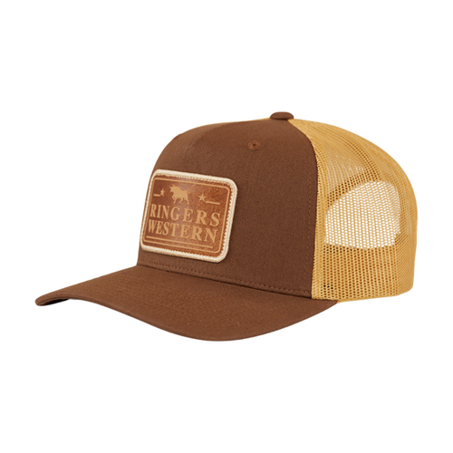 Ringers Western Awol Trucker Cap Chocolate/Mustard OSFM