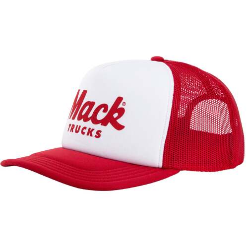 American Needle Mack Trucks Big Red Roscoe Foamy Trucker White / Red OSFA AMAC761-WRED-OSFA