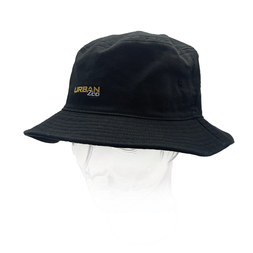 Urban Zoo Queens 201 Cotton Twill Bucket Hat Black S/M