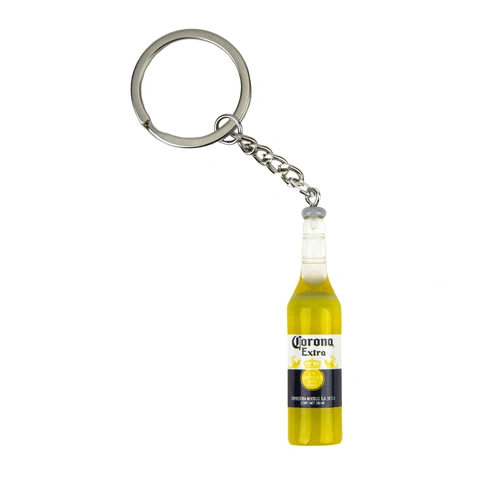 Gilroy Co. Corona Bottle Keychain Yellow