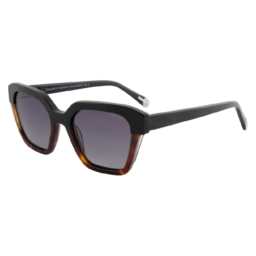 Bill Bass Viviana 28276 Black Demi / Grey Gradient Polarised Lenses