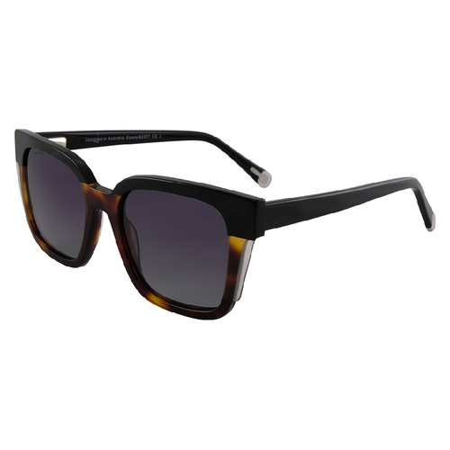 Bill Bass Estela 28281 Black Demi / Grey Gradient Polarised Lenses