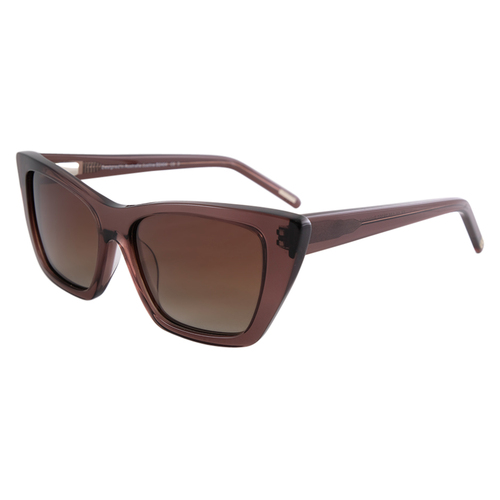 Bill Bass Justine 28297 Crystal Brown / Brown Gradient Polarised Lenses