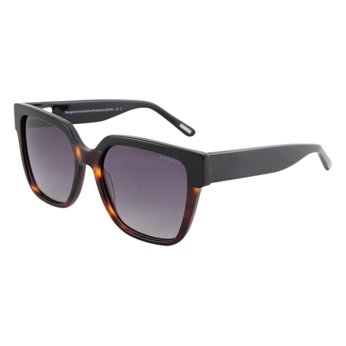 Bill Bass Alessandra 28304 Black Demi / Grey Gradient Polarised Lenses