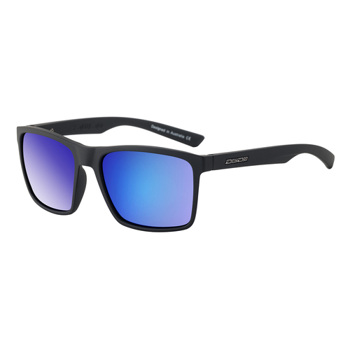 Dirty Dog Droid 53615 Satin Black / Blue Fusion Mirror Polarised Lenses