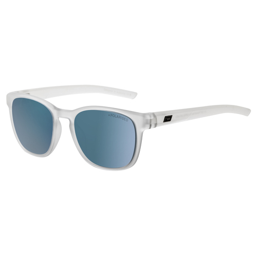 Dirty Dog Lit 53779 Satin Xtal Clear / Ice Blue Mirror Polarised Lenses