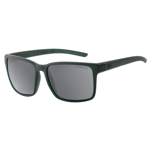 Dirty Dog Vader 53803 Satin Crystal Dark Green / Grey Polarised Lenses