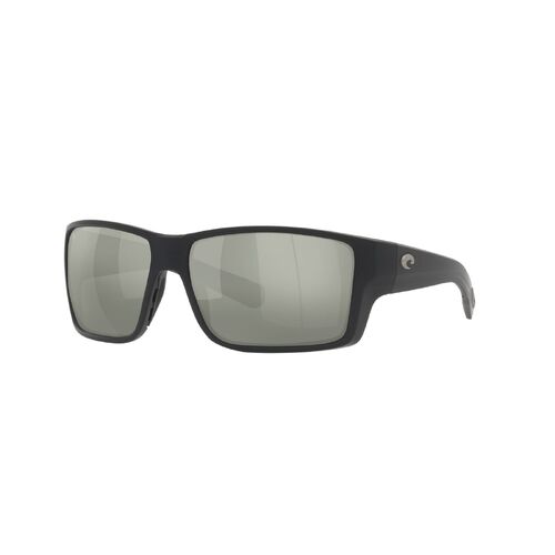 Costa Del Mar Reefton Pro 6S9080 908004-63 Matte Black / Grey Silver Mirror Polarised Lenses