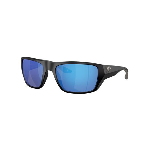 Costa Del Mar Finlet 6S9118 911801-59 Matte Black / Blue Mirror Polarised Lenses