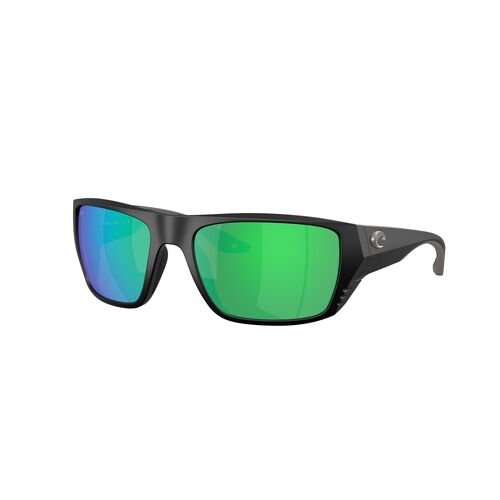 Costa Del Mar Finlet 6S9118 911808-59 Matte Black / Green Mirror Polarised Lenses