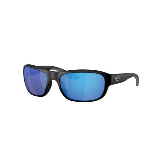 Costa Del Mar Clipperton 6S9119 911901-58 Matte Black / Blue Mirror Polarised Lenses