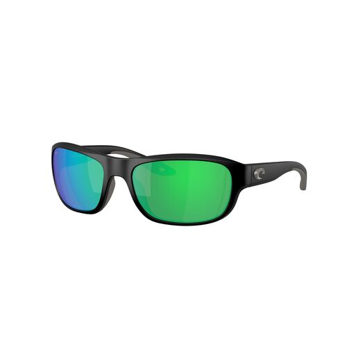 Costa Del Mar Clipperton 6S9119 911905-58 Matte Black / Green Mirror Polarised Lenses