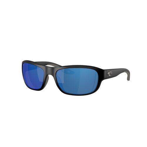 Costa Del Mar Clipperton 6S9119 911907-58 Matte Black / Blue Mirror Polarised Lenses