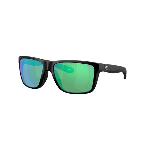 Costa Del Mar Broadbill II 6S9120 912002-58 Matte Black / Green Mirror Polarised Lenses