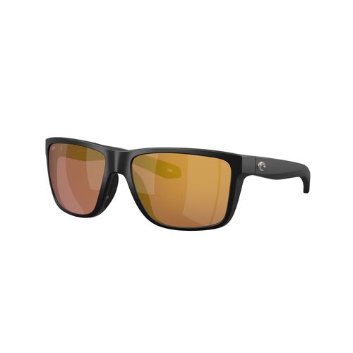 Costa Del Mar Broadbill II 6S9120 912003-58 Matte Black / Gold Mirror Polarised Lenses